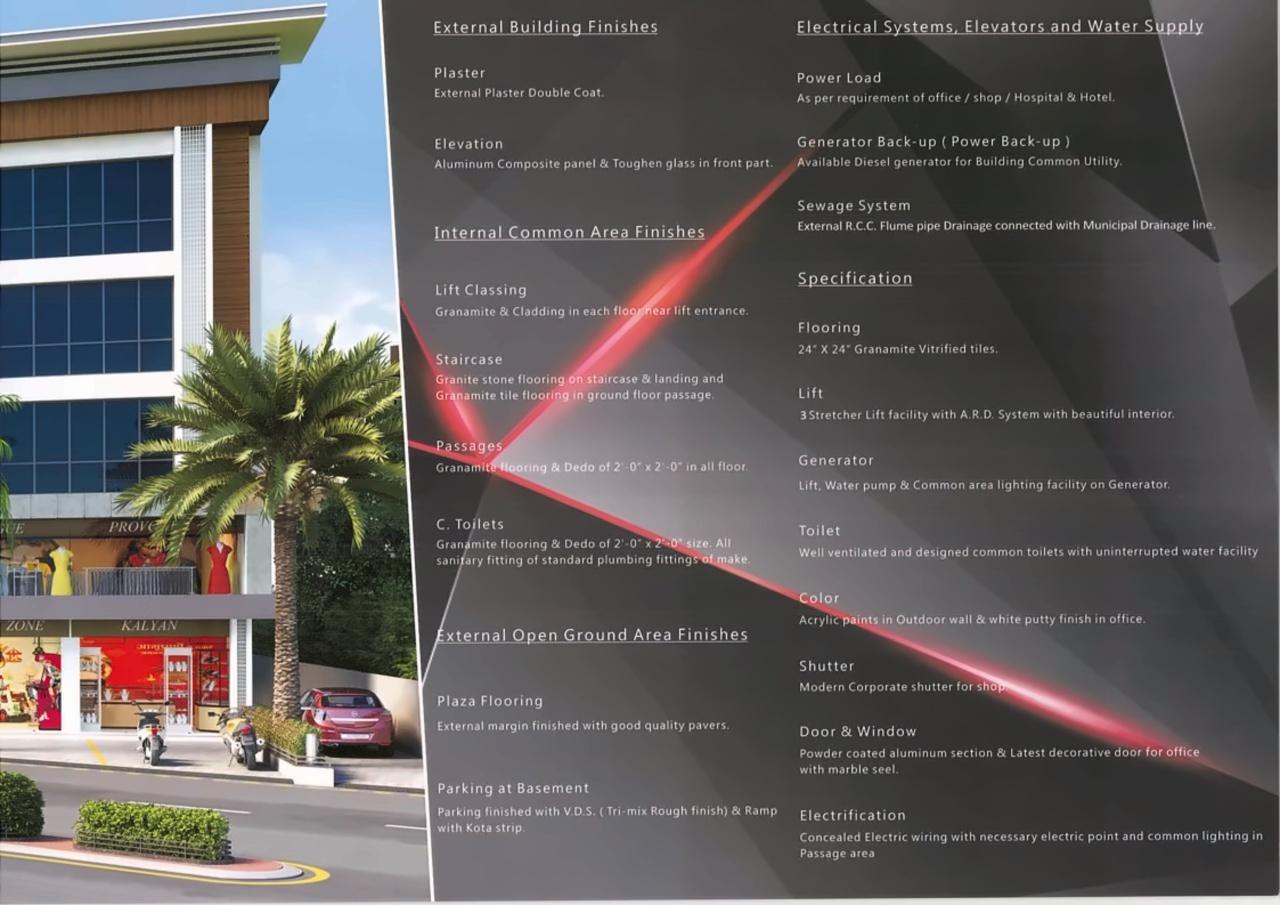  of real estate project Tulsi Arcade located at Varachha, Surat, Gujarat