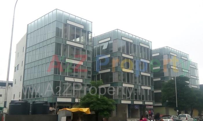 3D Elevation of real estate project Unicorn Palazzo located at Vesu, Surat, Gujarat