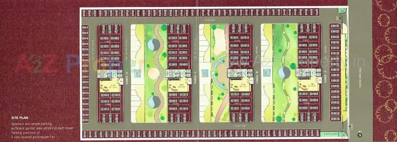  of real estate project Union Residency located at Vesu, Surat, Gujarat