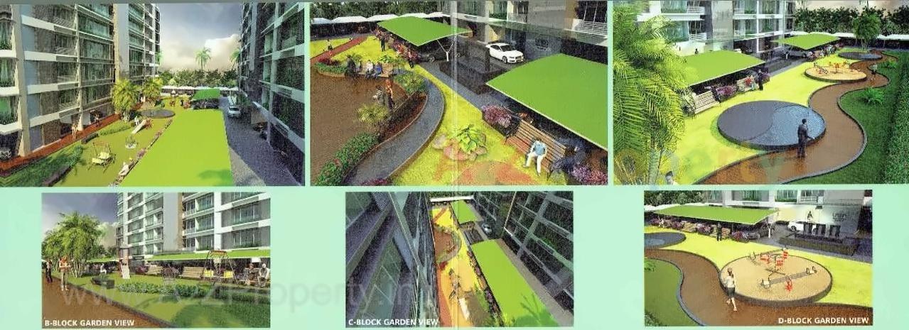 3D Elevation of real estate project Union Residency located at Vesu, Surat, Gujarat