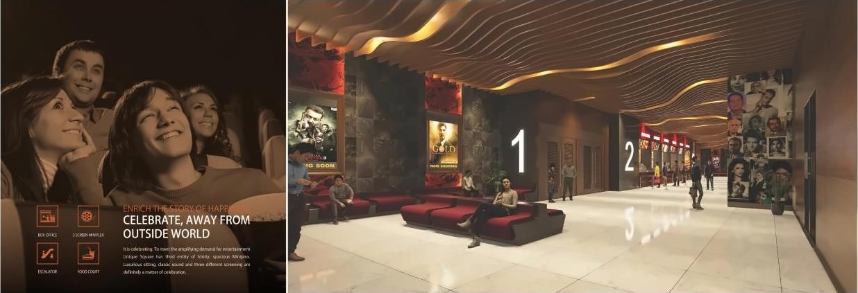  of real estate project Unique Square located at Singanpore, Surat, Gujarat