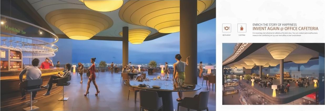 3D Elevation of real estate project Unique Square located at Singanpore, Surat, Gujarat