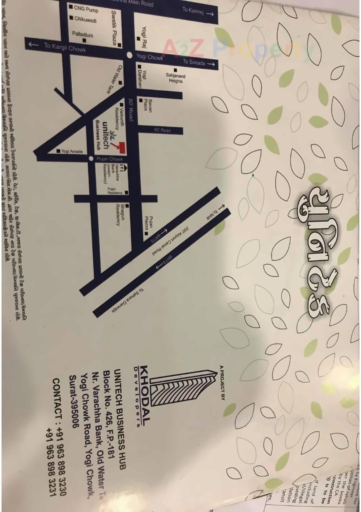  of real estate project Unitech Business Hub located at Puna, Surat, Gujarat