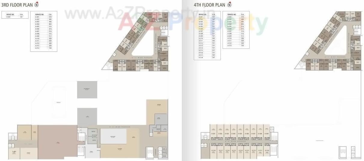 Layout of real estate project United City located at Gaviar, Surat, Gujarat