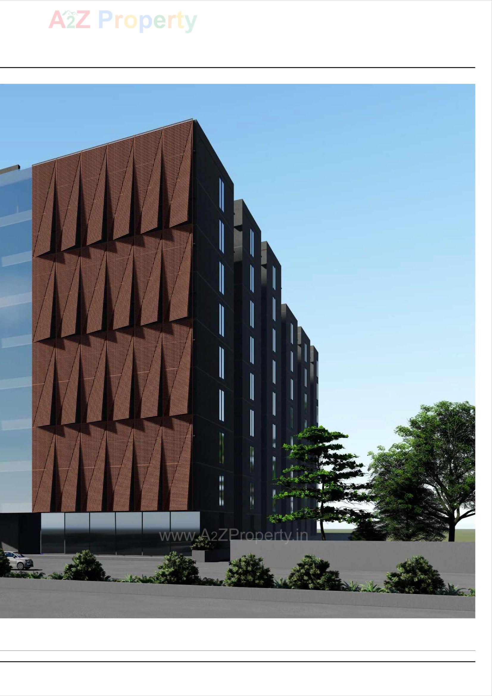 3D Elevation of real estate project United Textile Market located at Surat, Surat, Gujarat
