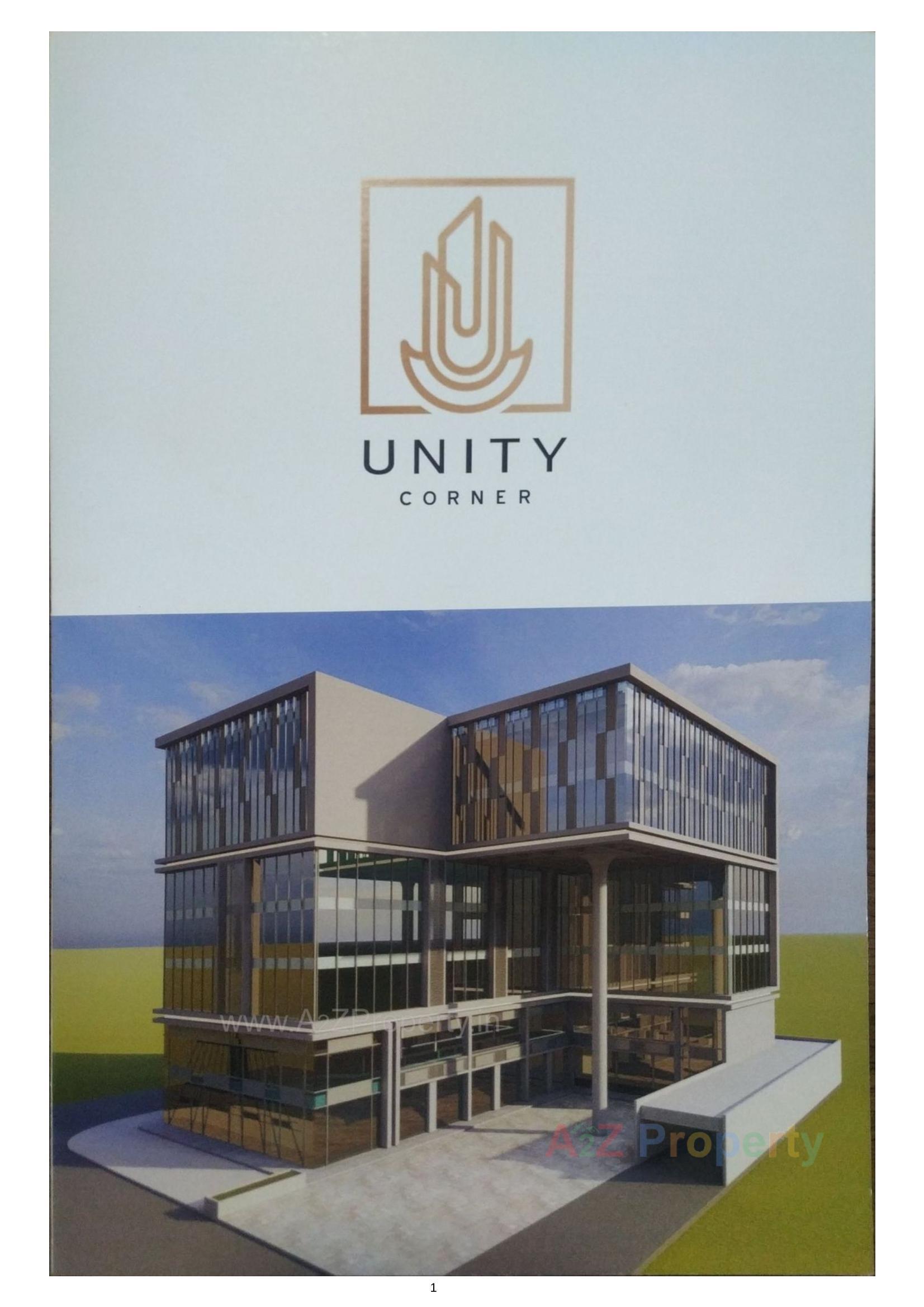 3D Elevation of real estate project Unity Corner located at Pal, Surat, Gujarat