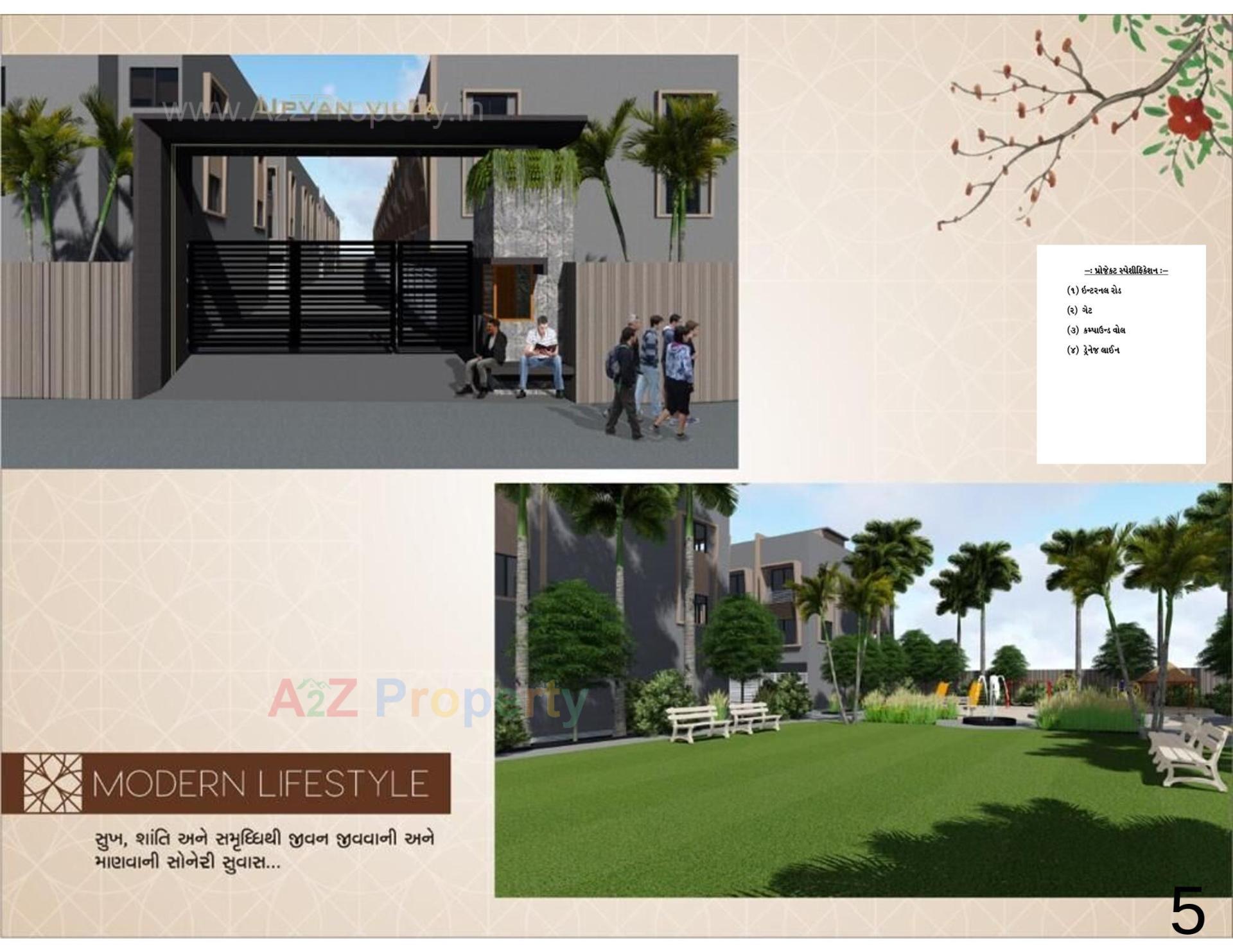  of real estate project Upvan Villa located at Dindoli, Surat, Gujarat