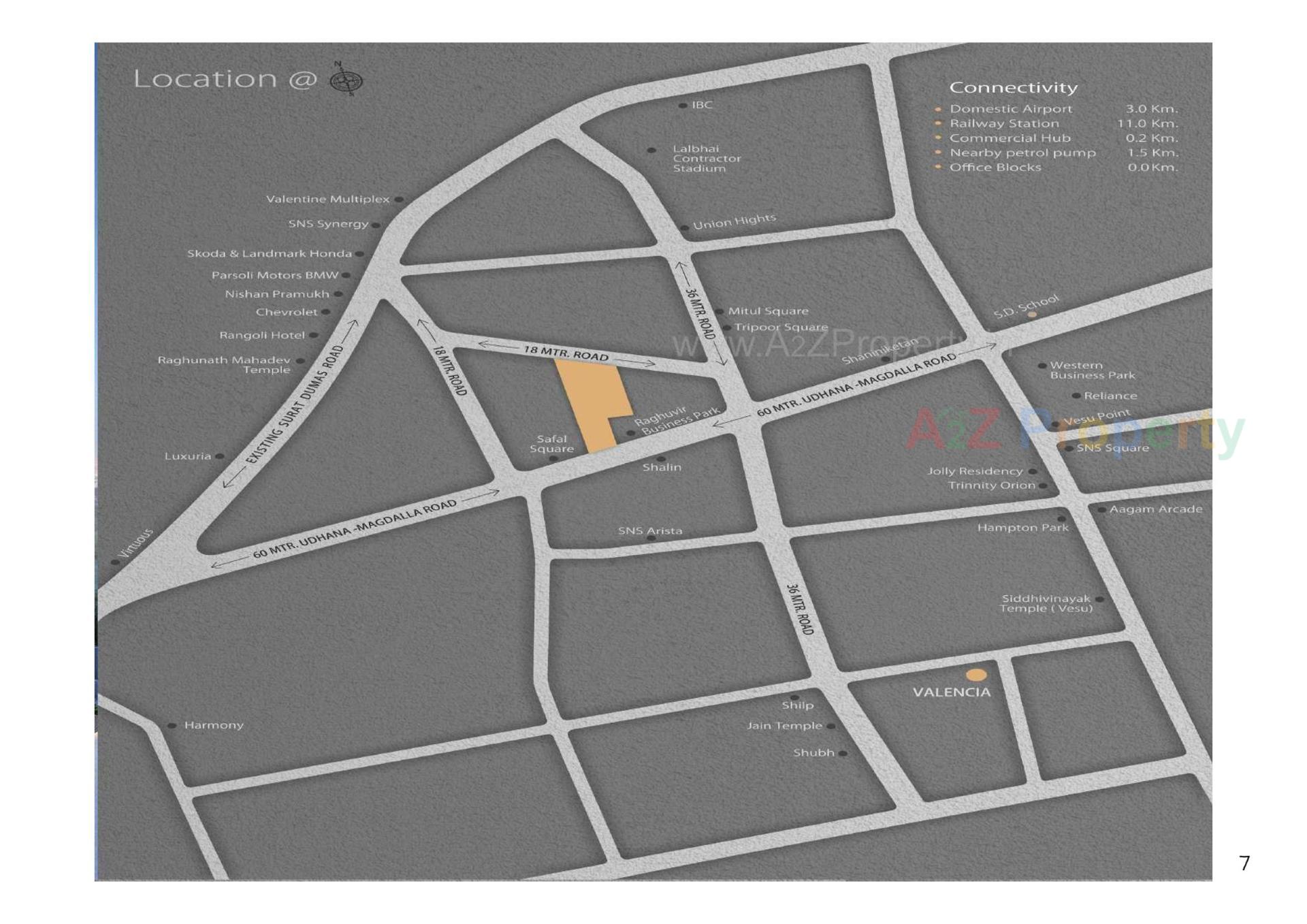  of real estate project Vacanza Harrods located at Rundh, Surat, Gujarat