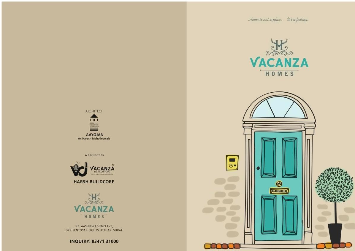  of real estate project Vacanza Homes located at Surat, Surat, Gujarat