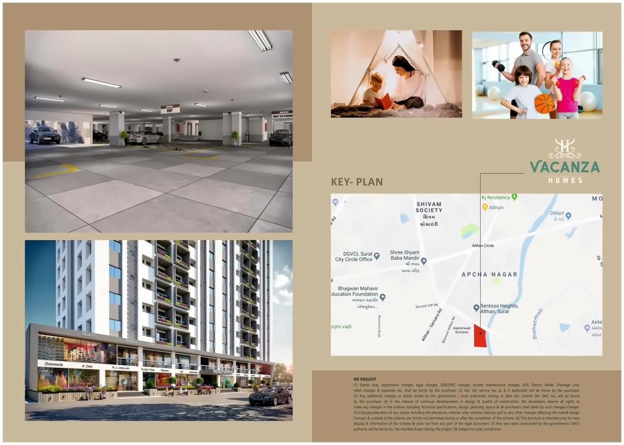 of real estate project Vacanza Homes located at Surat, Surat, Gujarat