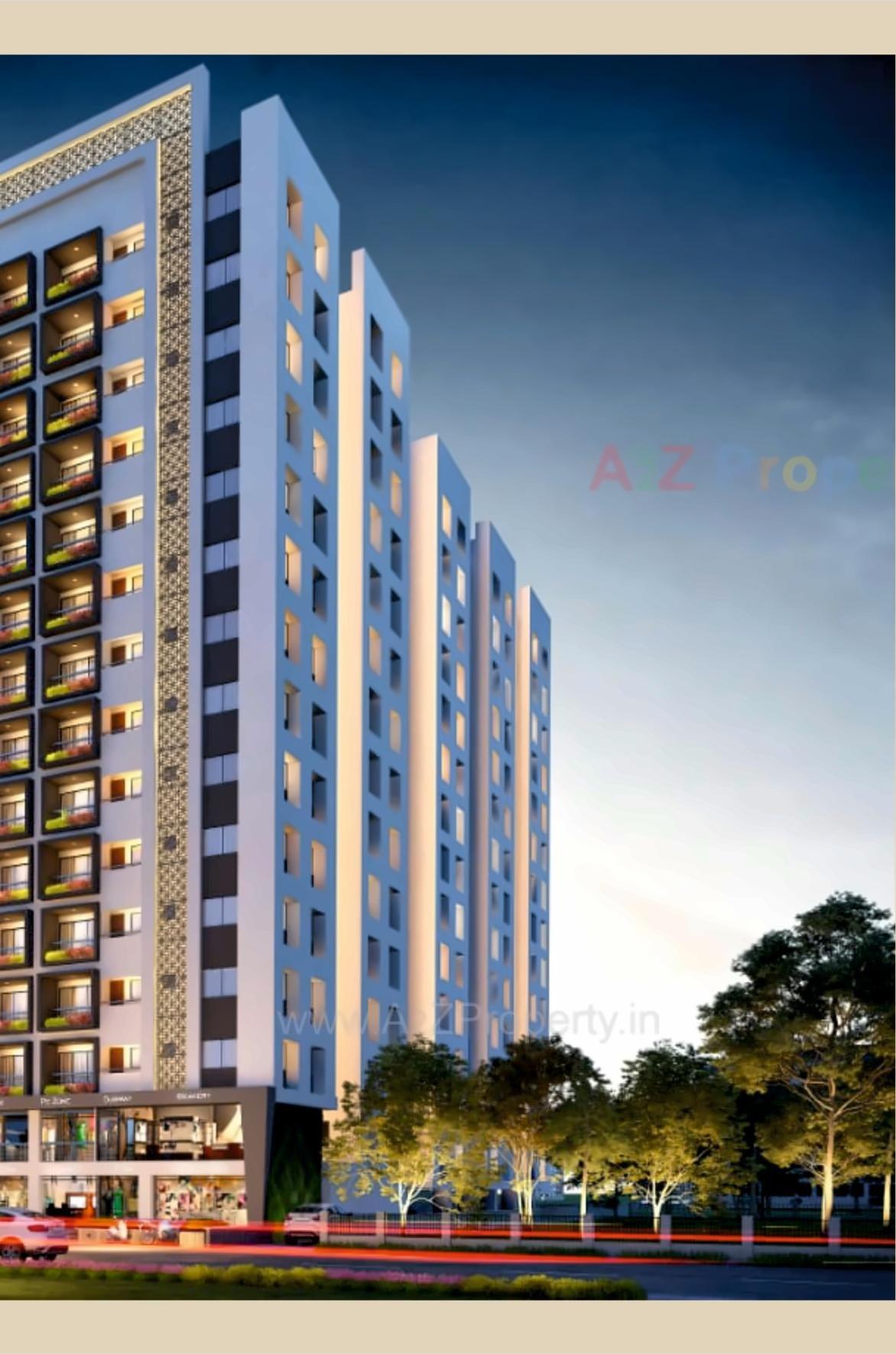 3D Elevation of real estate project Vacanza Homes located at Surat, Surat, Gujarat