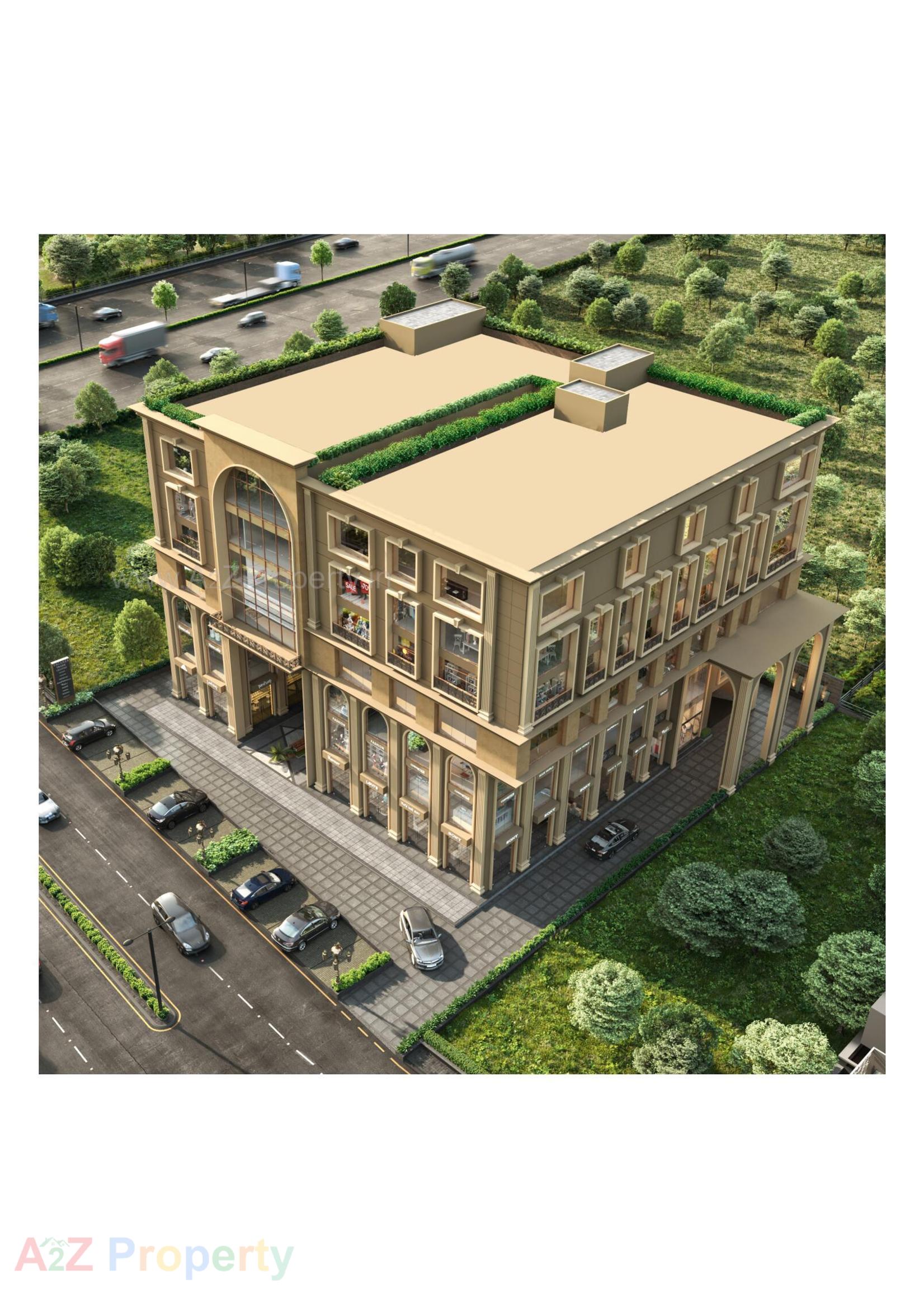 3D Elevation of real estate project Vacanza Trade Center located at Vesu, Surat, Gujarat
