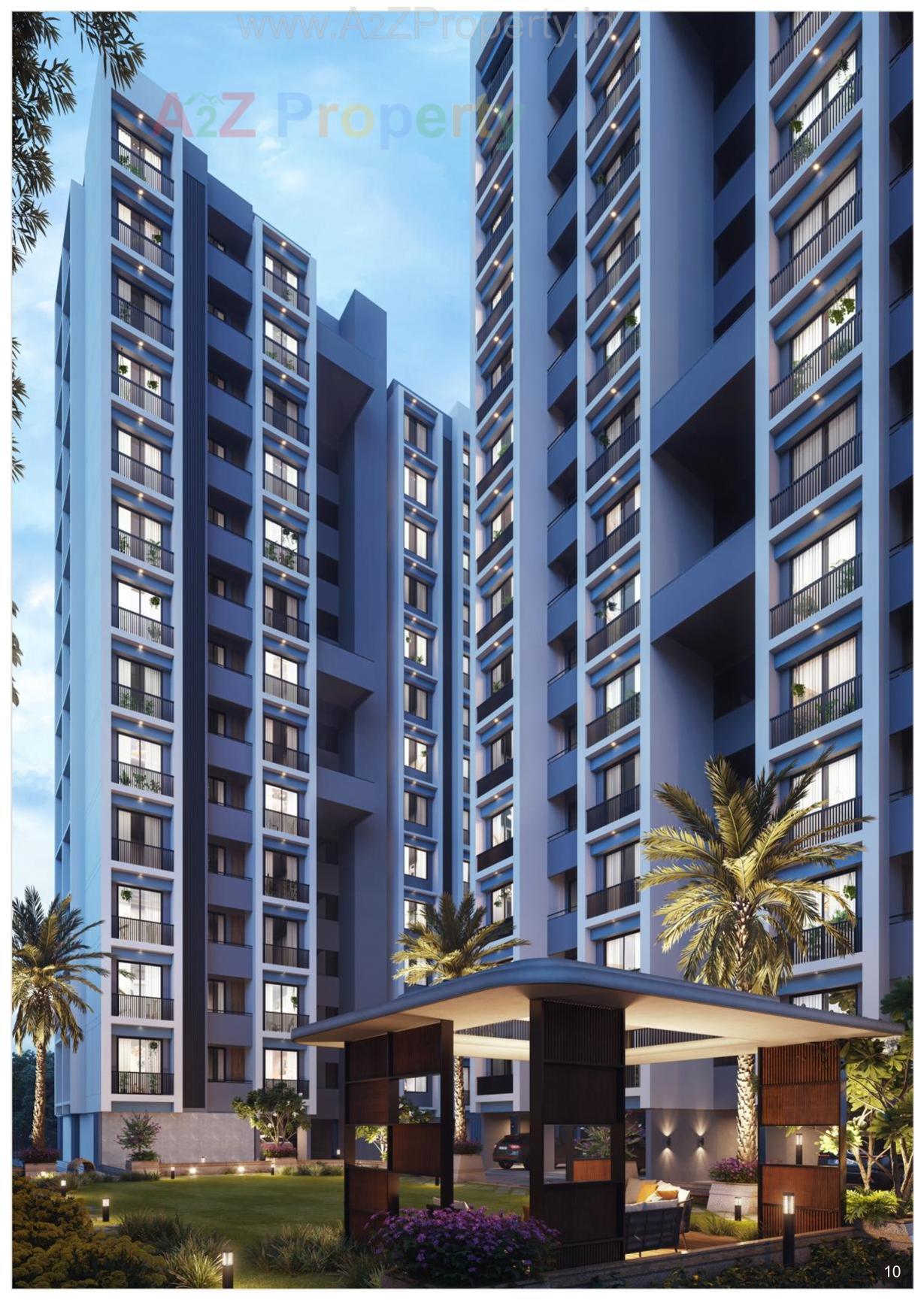 3D Elevation of real estate project Vaidehi Hills located at Karadava, Surat, Gujarat