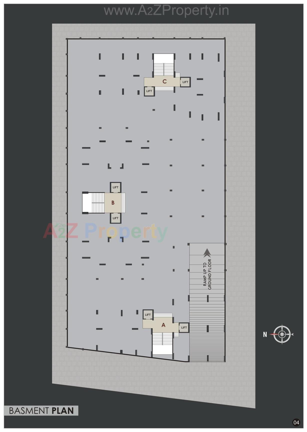 Layout of real estate project Vaidehi Hills located at Karadava, Surat, Gujarat