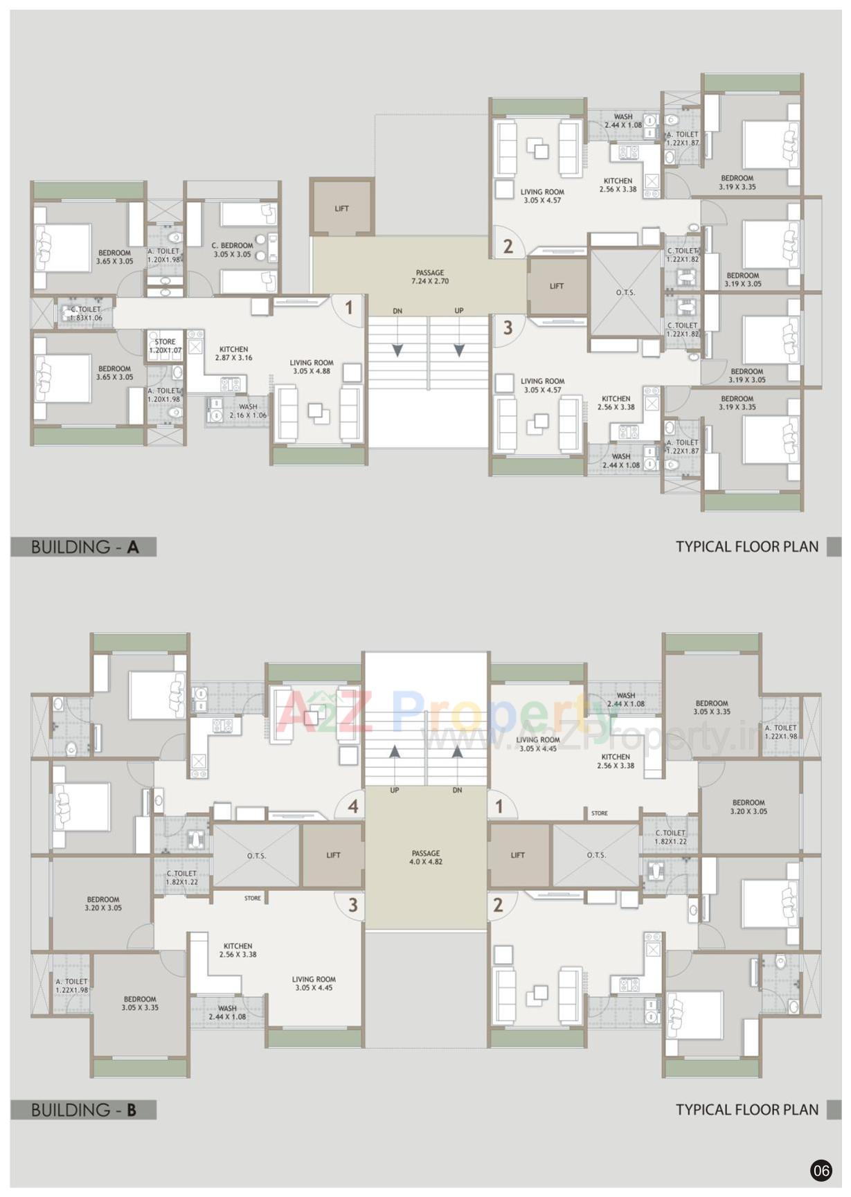 Layout of real estate project Vaidehi Hills located at Karadava, Surat, Gujarat