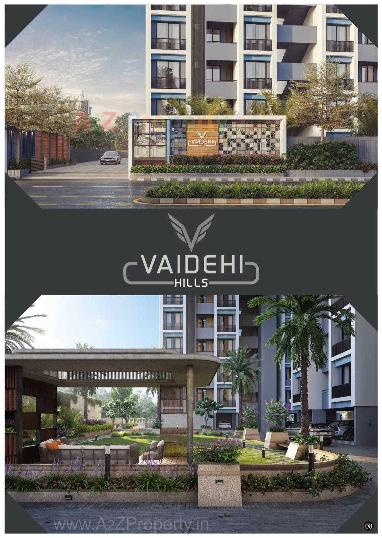 3D Elevation of real estate project Vaidehi Hills located at Karadava, Surat, Gujarat