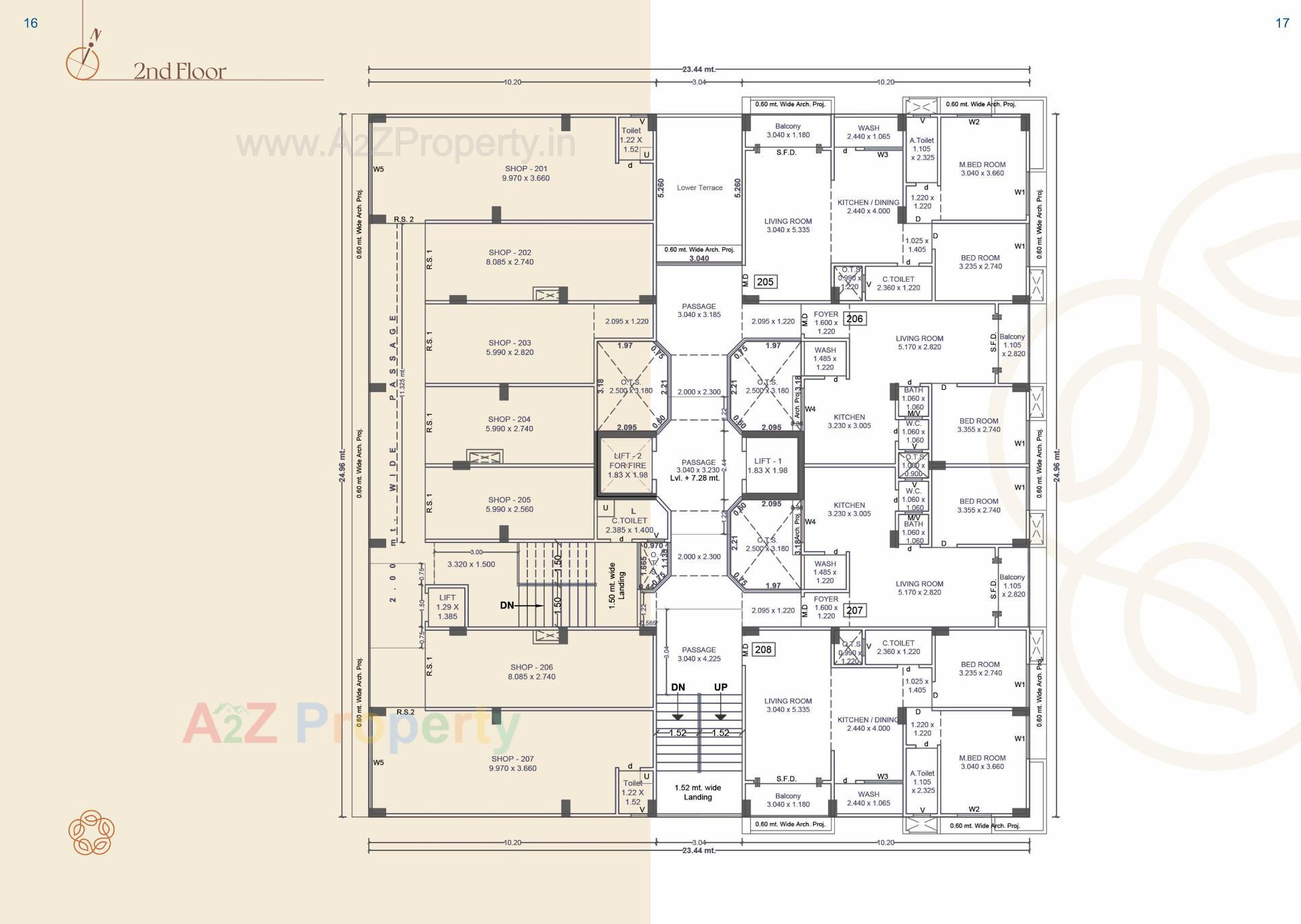 Layout of real estate project Vaikunth Darshan located at Variav, Surat, Gujarat