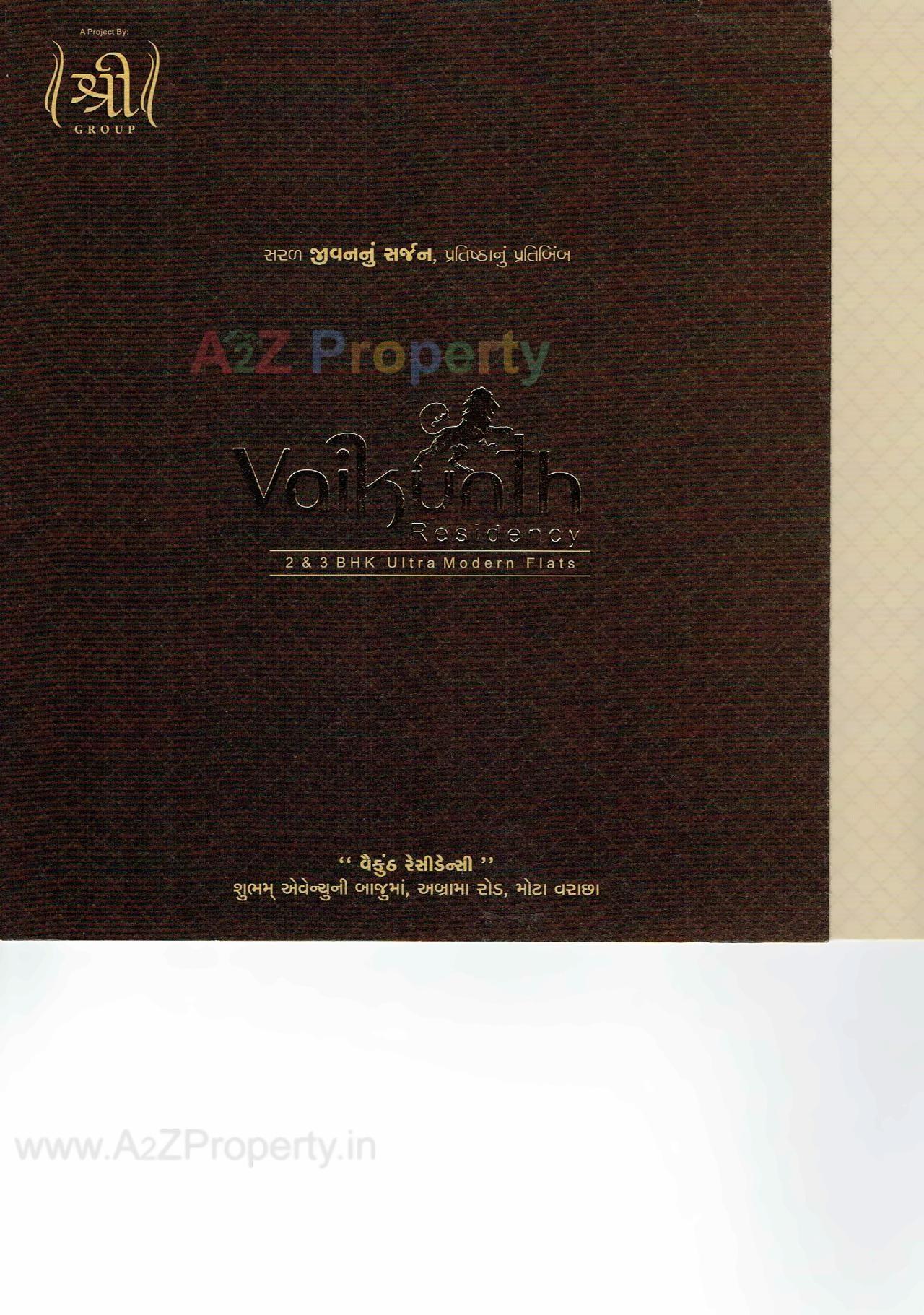  of real estate project Vaikunth Residency located at Varachha, Surat, Gujarat
