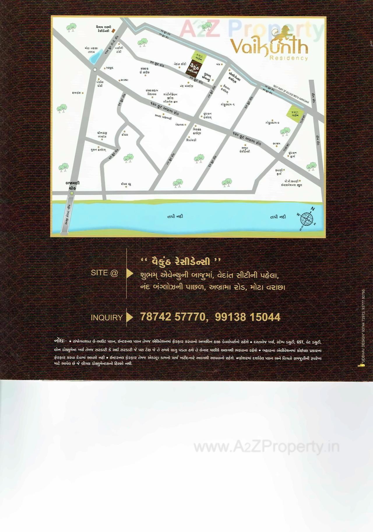  of real estate project Vaikunth Residency located at Varachha, Surat, Gujarat