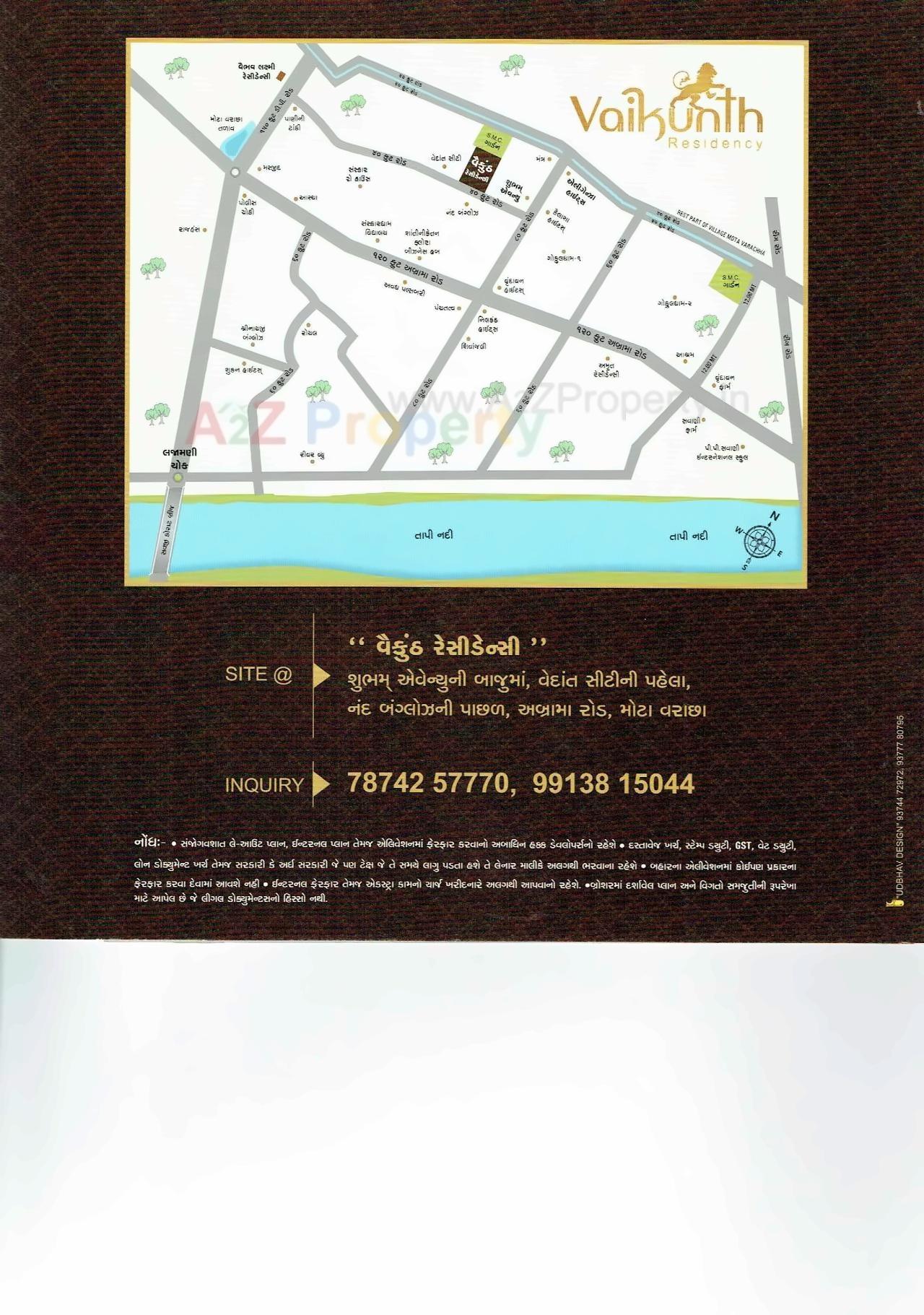  of real estate project Vaikunth Residency located at Varachha, Surat, Gujarat