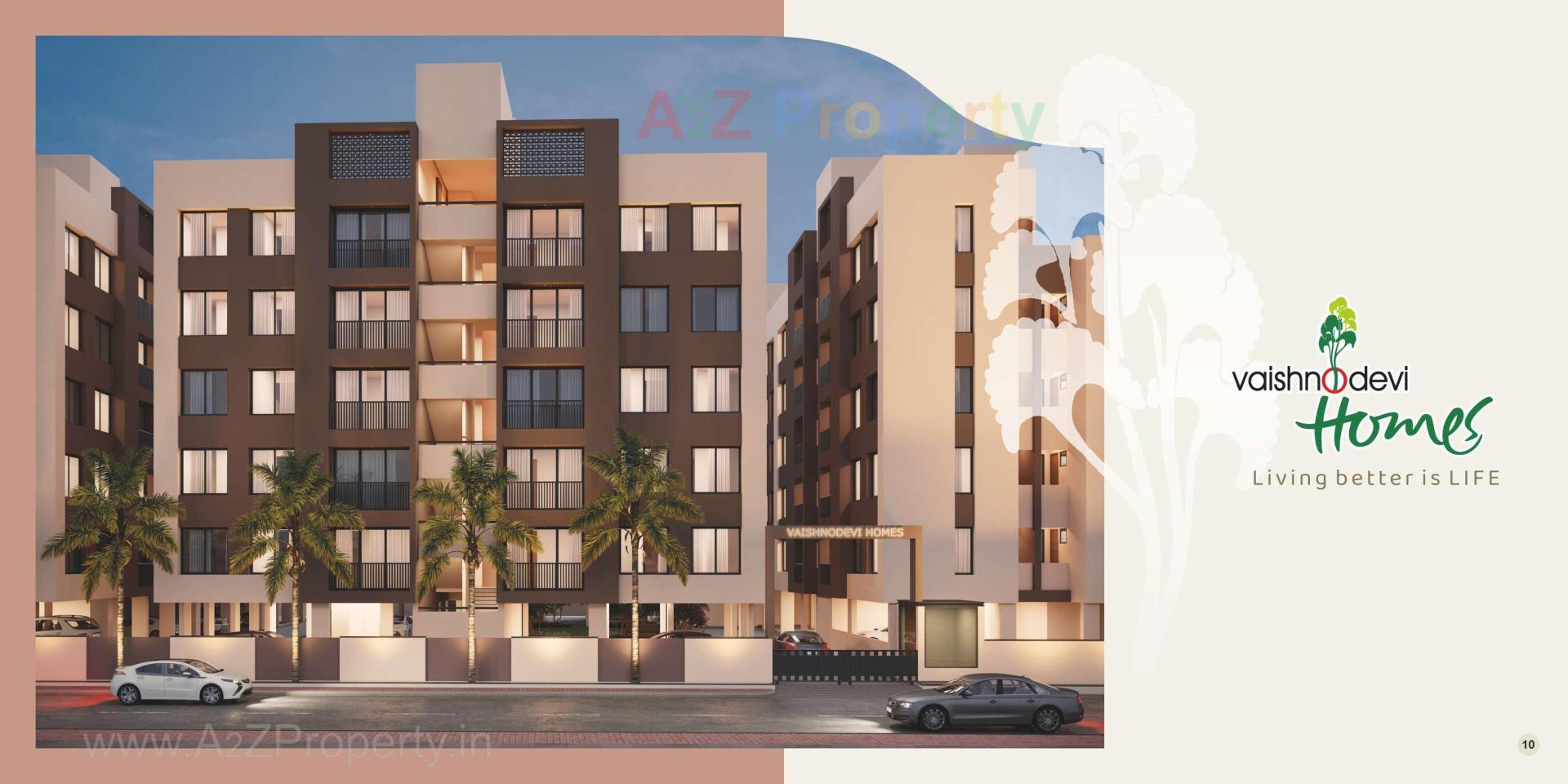 Layout of real estate project Vaishnodevi Homes located at Kosad, Surat, Gujarat