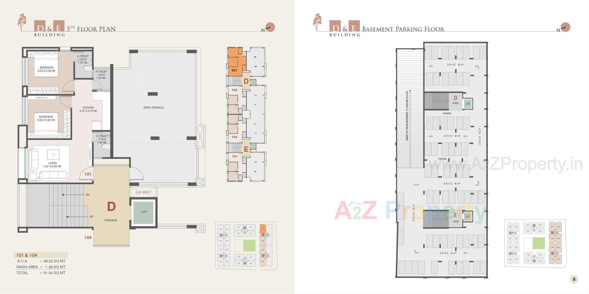 Layout of real estate project Vaishnodevi Homes located at Kosad, Surat, Gujarat