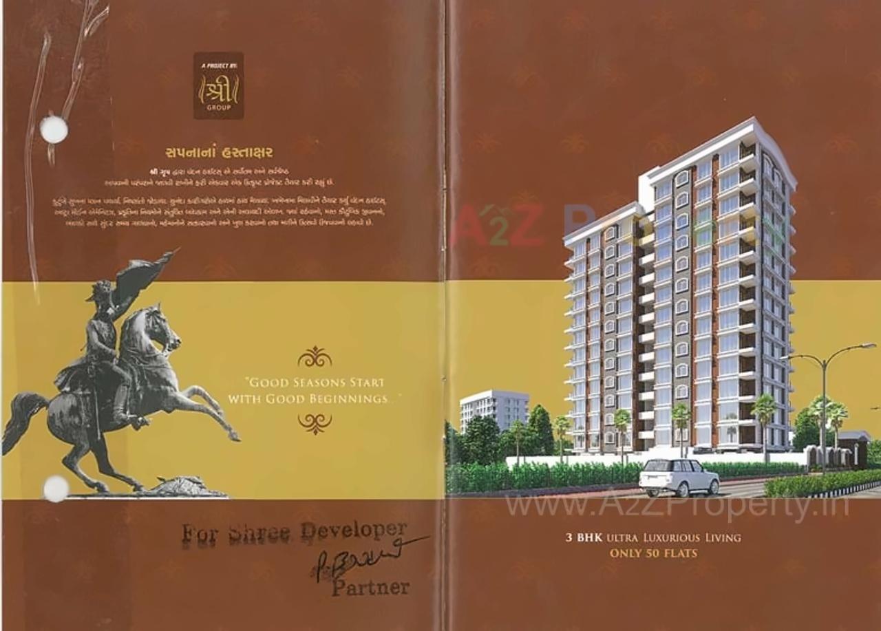 3D Elevation of real estate project Vandan Height located at Puna, Surat, Gujarat