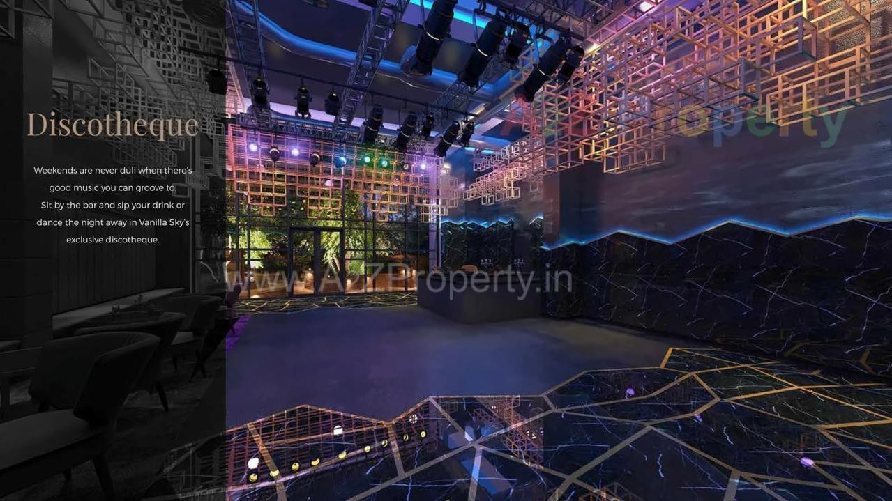 3D Elevation of real estate project Vanilla Sky located at Vesu, Surat, Gujarat