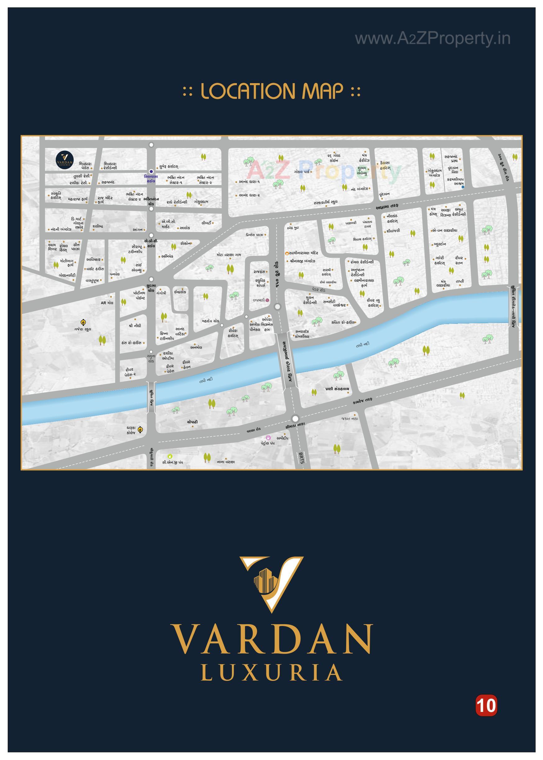  of real estate project Vardan Luxuria located at Surat, Surat, Gujarat