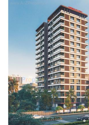 Elevation of real estate project Vardhman Residency   Jain Aradhna Bhawan located at Bharthana, Surat, Gujarat