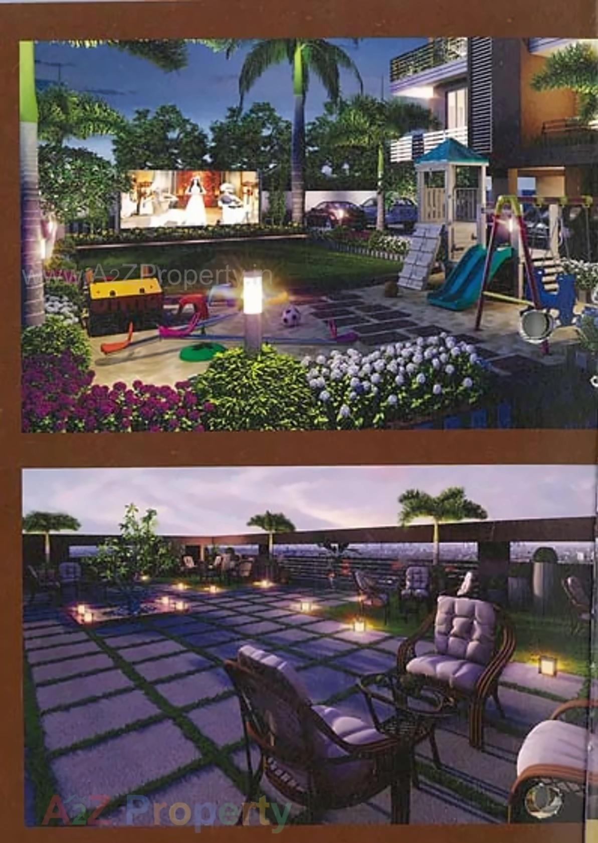 3D Elevation of real estate project Vastu Luxuria located at Puna, Surat, Gujarat