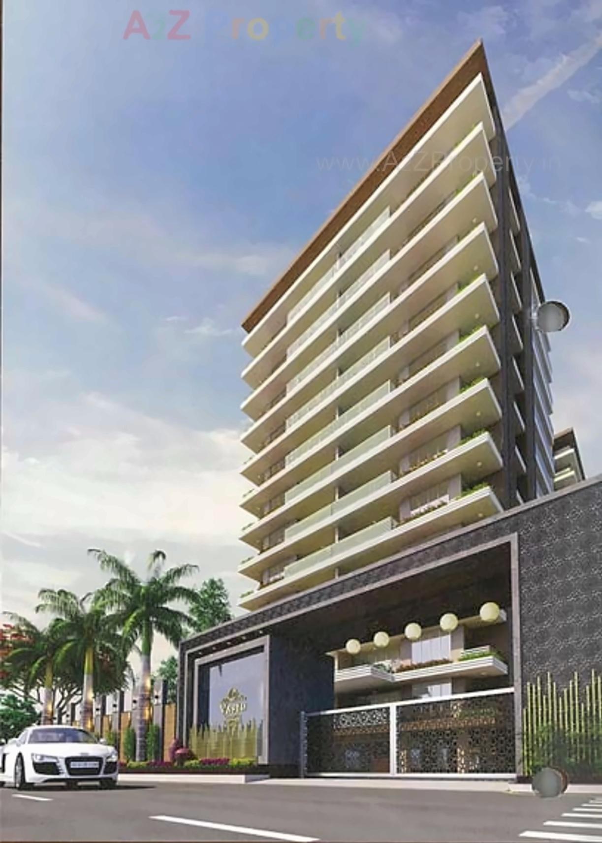 3D Elevation of real estate project Vastu Luxuria located at Puna, Surat, Gujarat