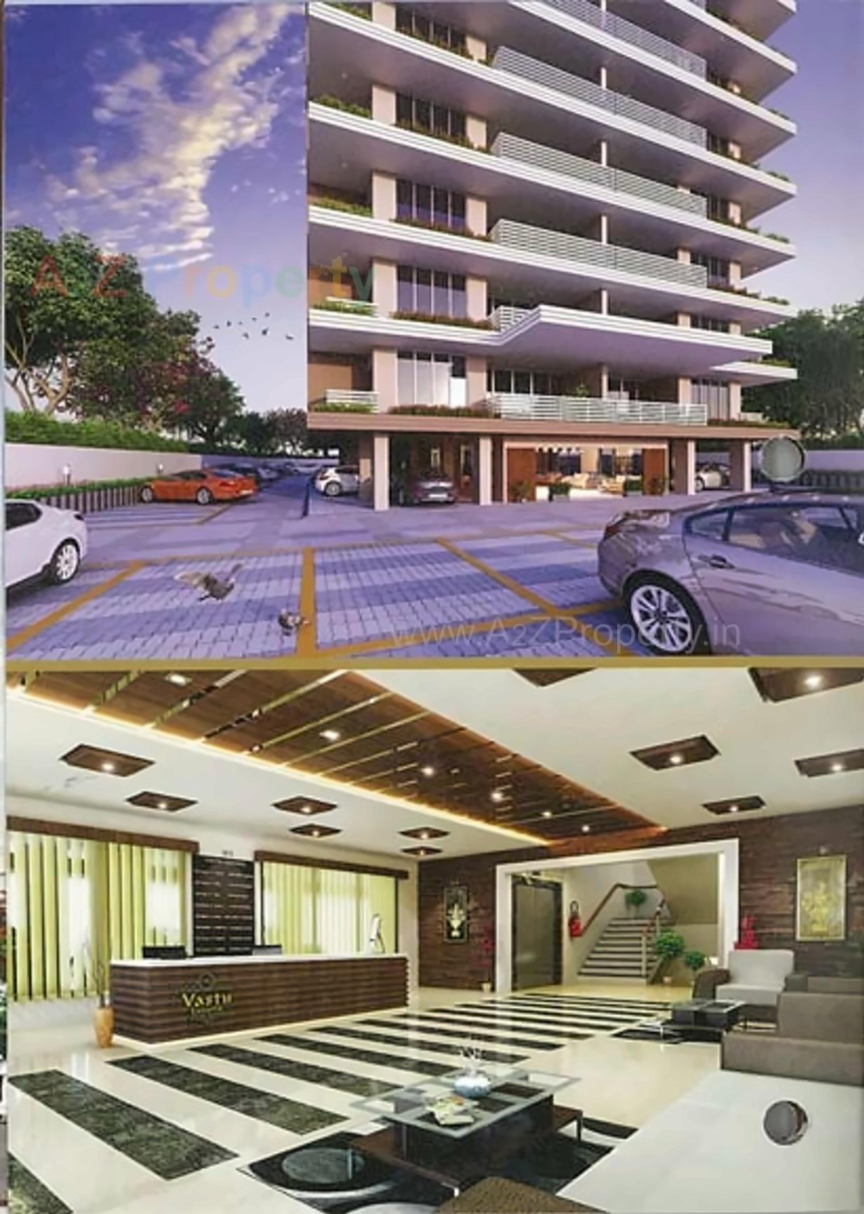 3D Elevation of real estate project Vastu Luxuria located at Puna, Surat, Gujarat