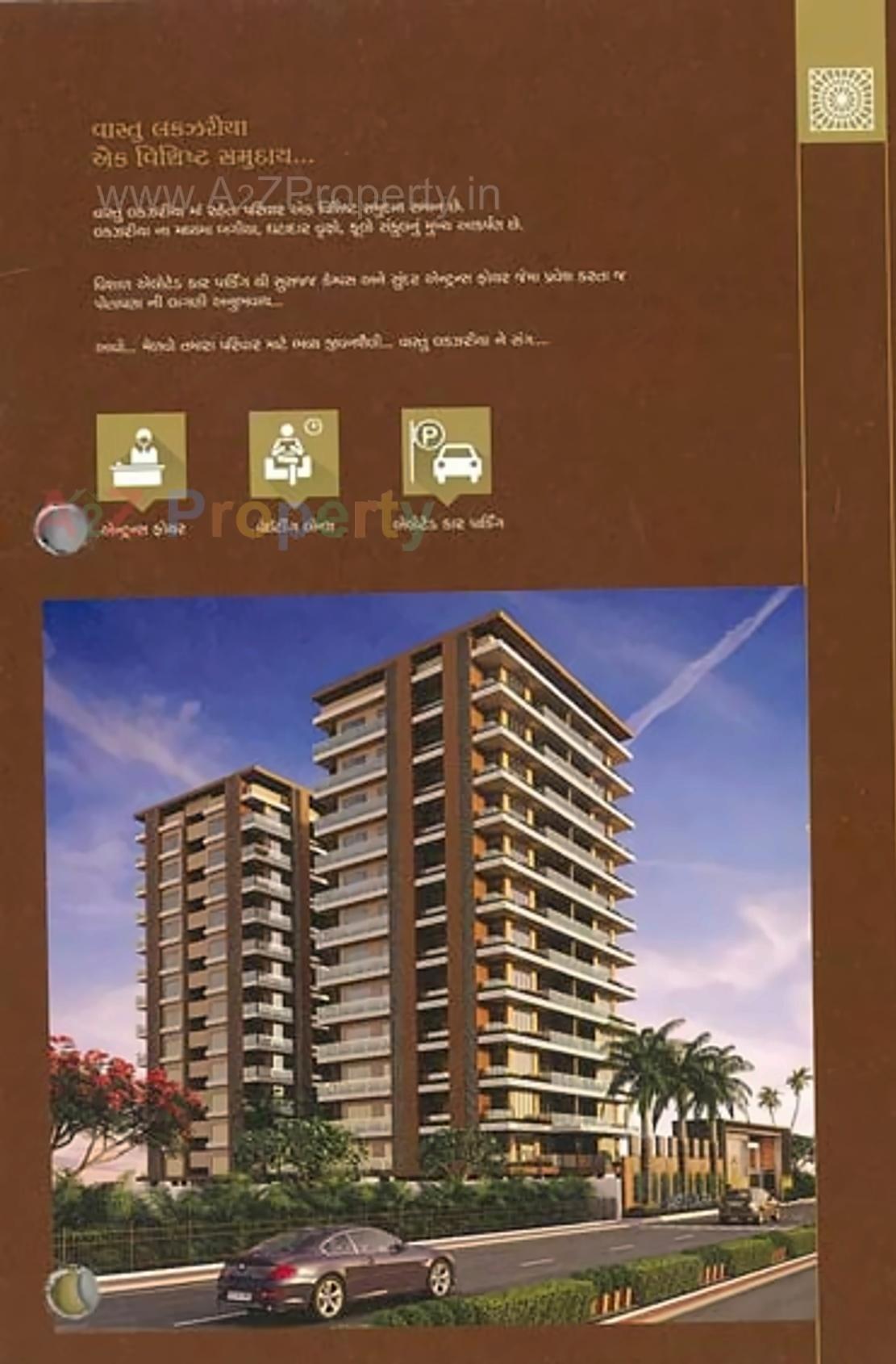 3D Elevation of real estate project Vastu Luxuria located at Puna, Surat, Gujarat