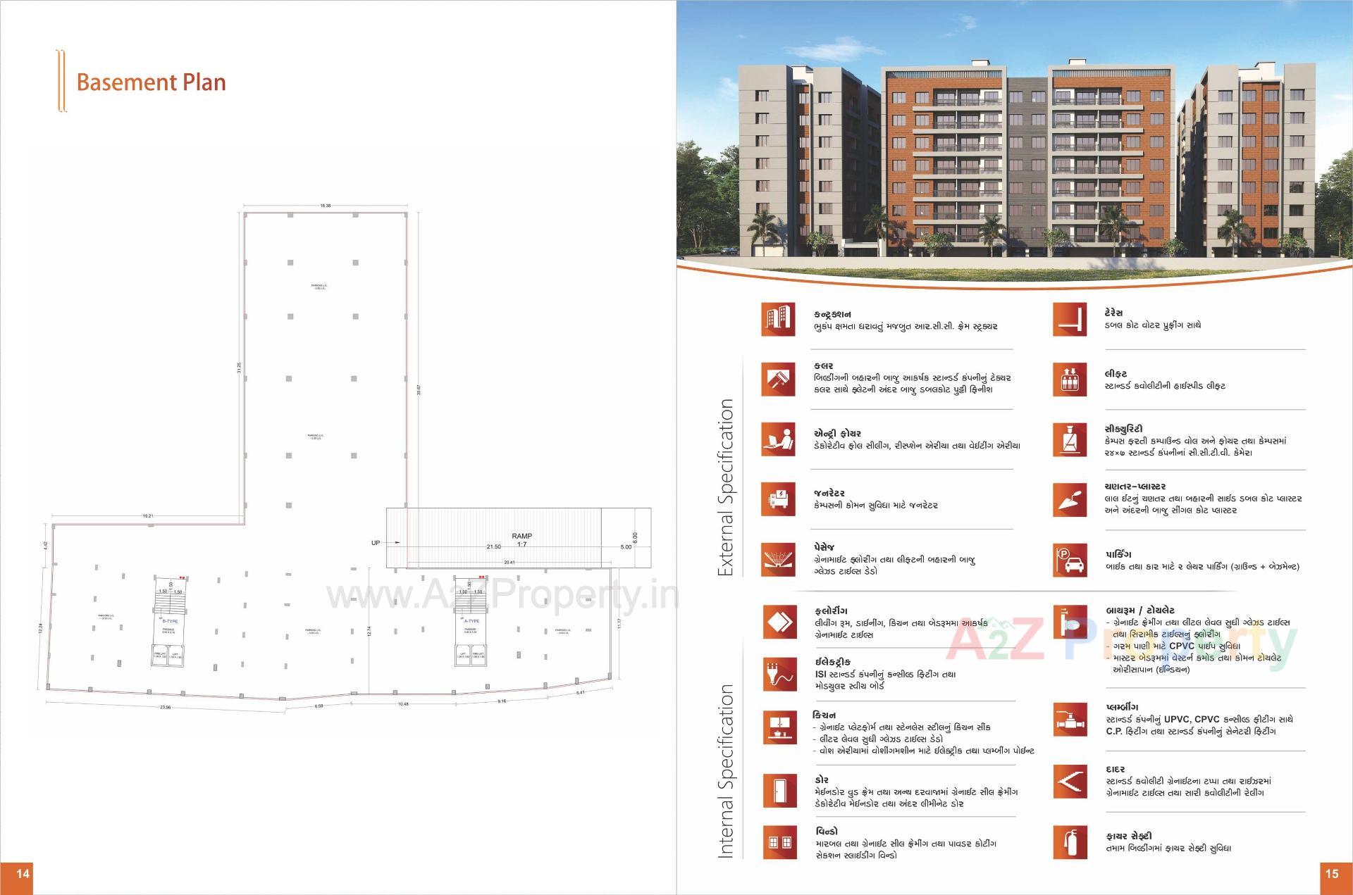  of real estate project Vastu Palace located at Navagam, Surat, Gujarat