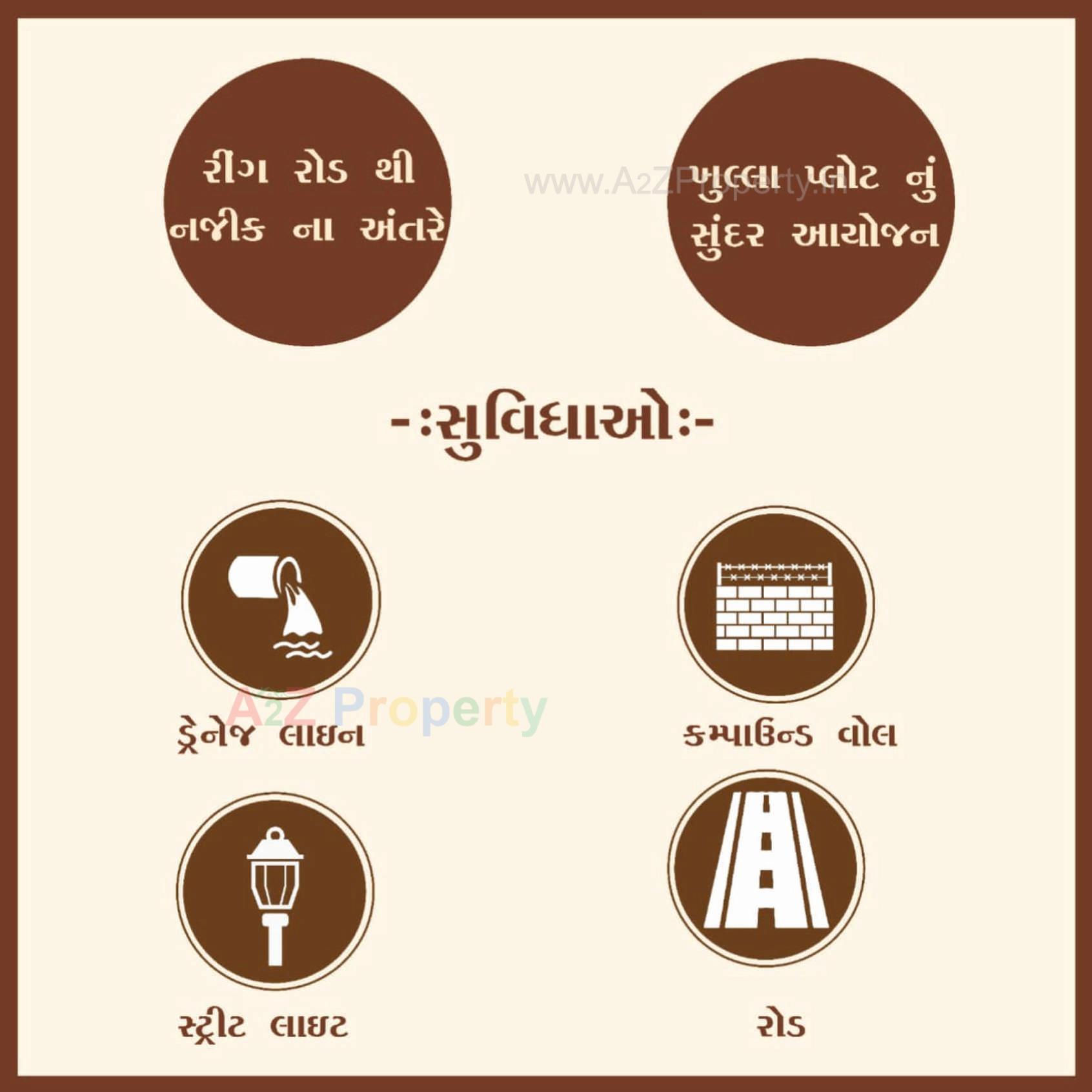  of real estate project Vasudev Park located at Karanj, Surat, Gujarat