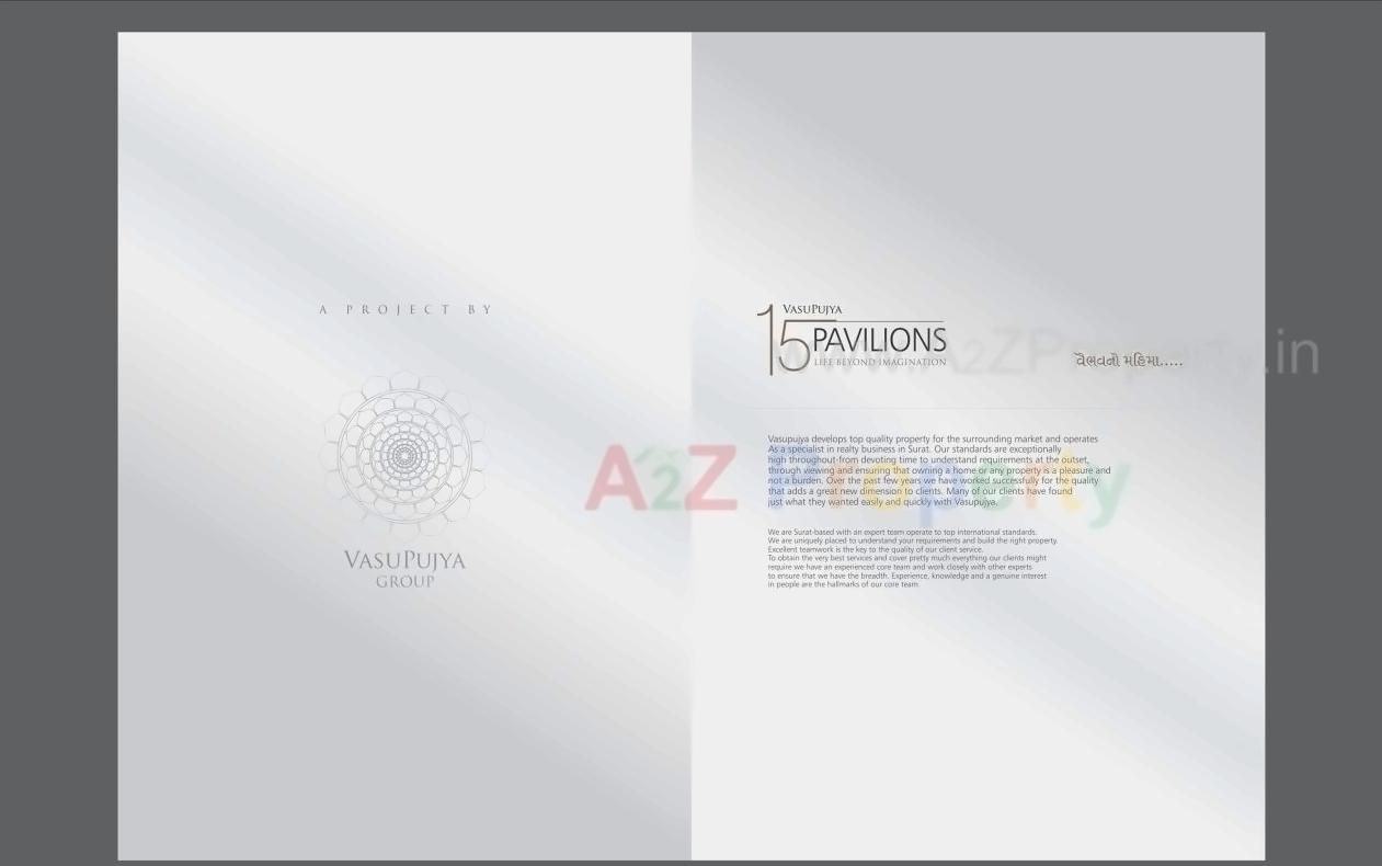  of real estate project Vasupujya 15 Pavilions located at Jahangirabad, Surat, Gujarat