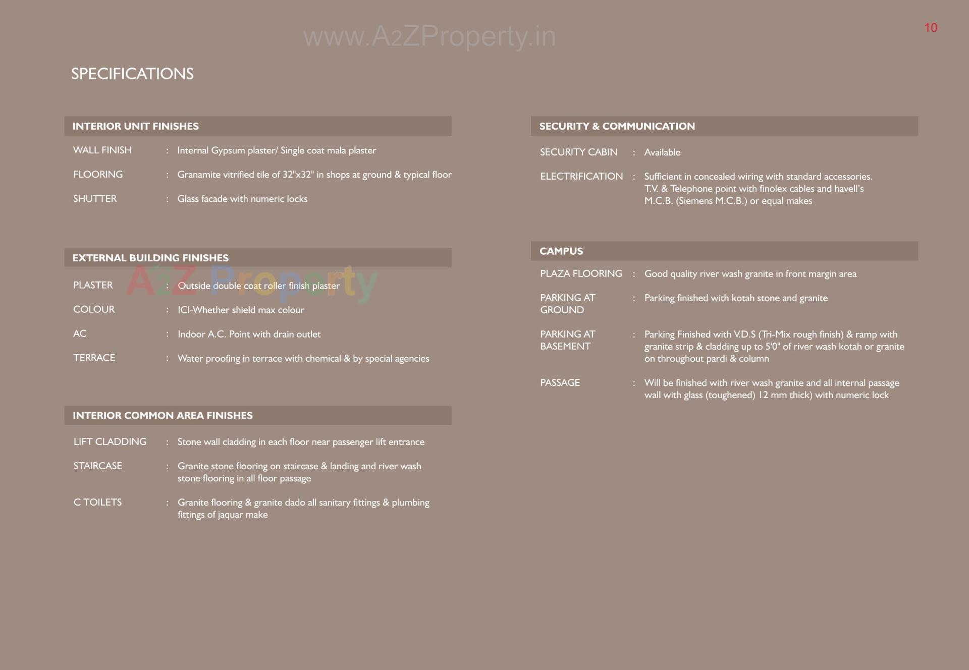  of real estate project Vasupujya Empire located at Adajan, Surat, Gujarat