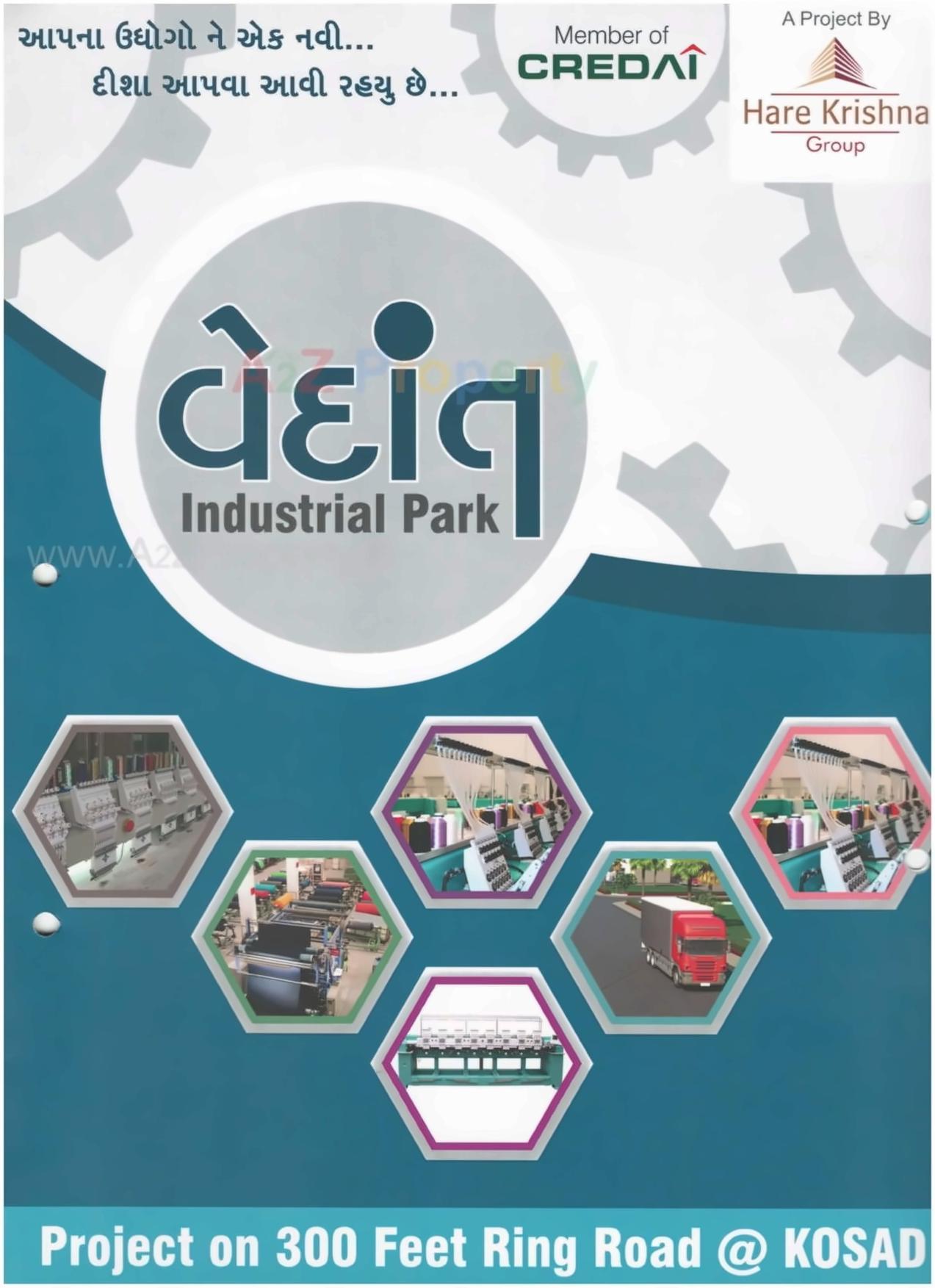  of real estate project Vedant Industrial Park located at Kosad, Surat, Gujarat