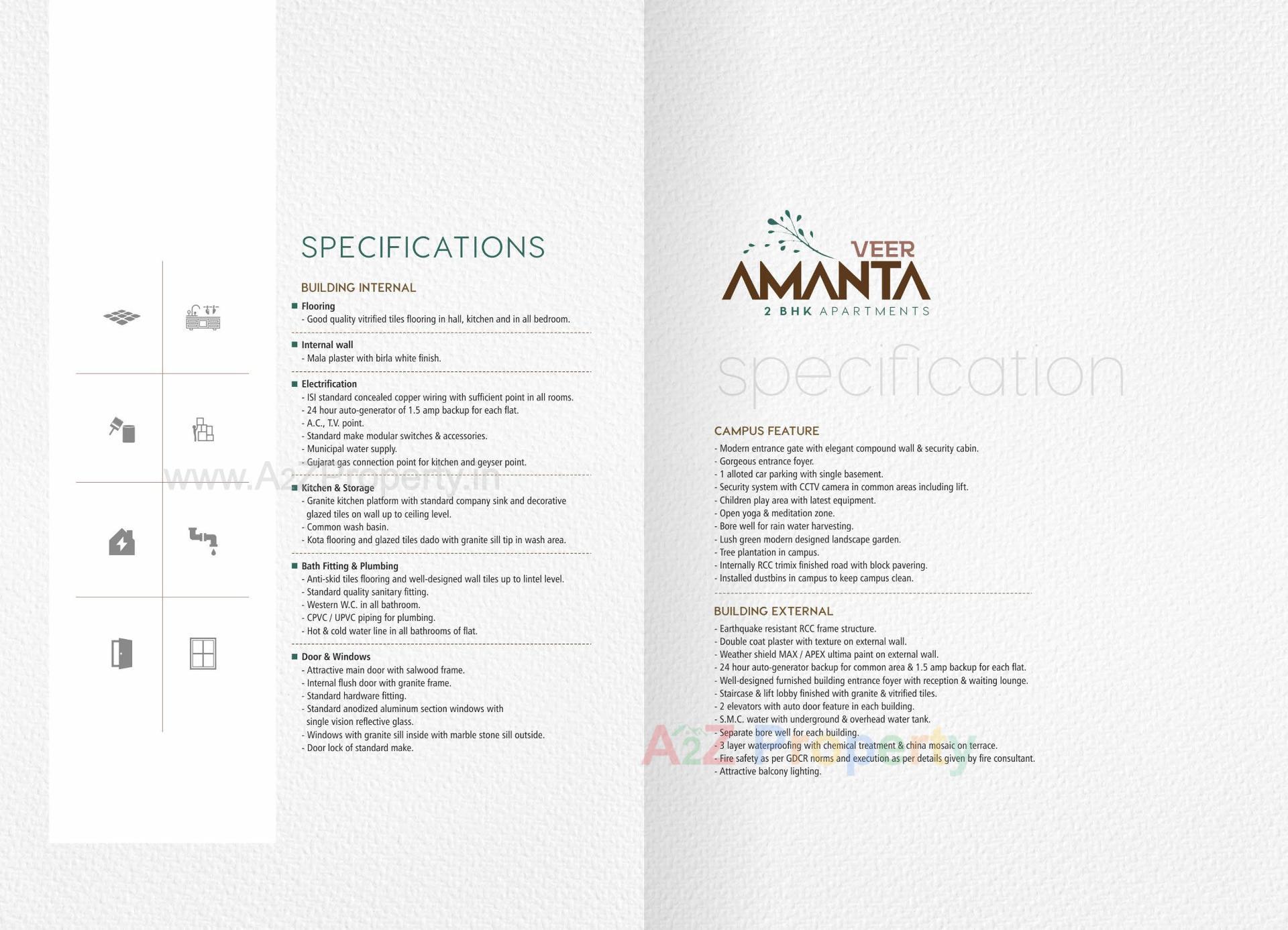  of real estate project Veer Amanta located at Pal, Surat, Gujarat