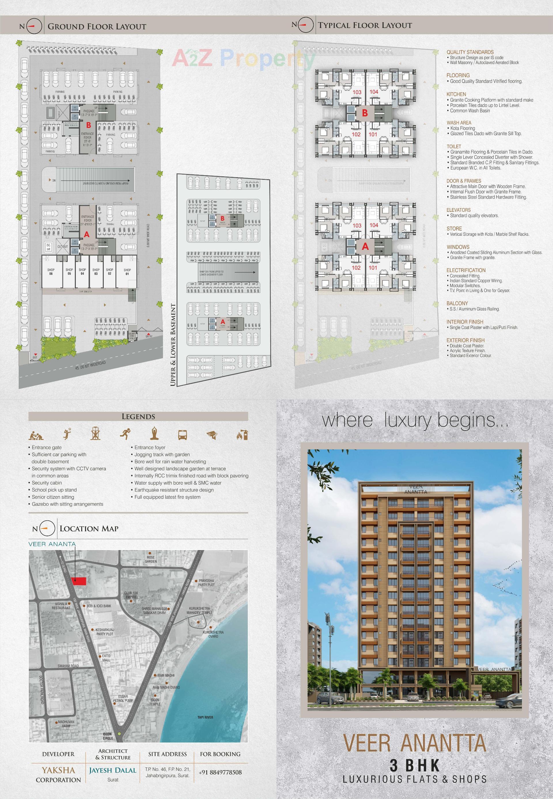  of real estate project Veer Anantta located at Jahangirpura, Surat, Gujarat