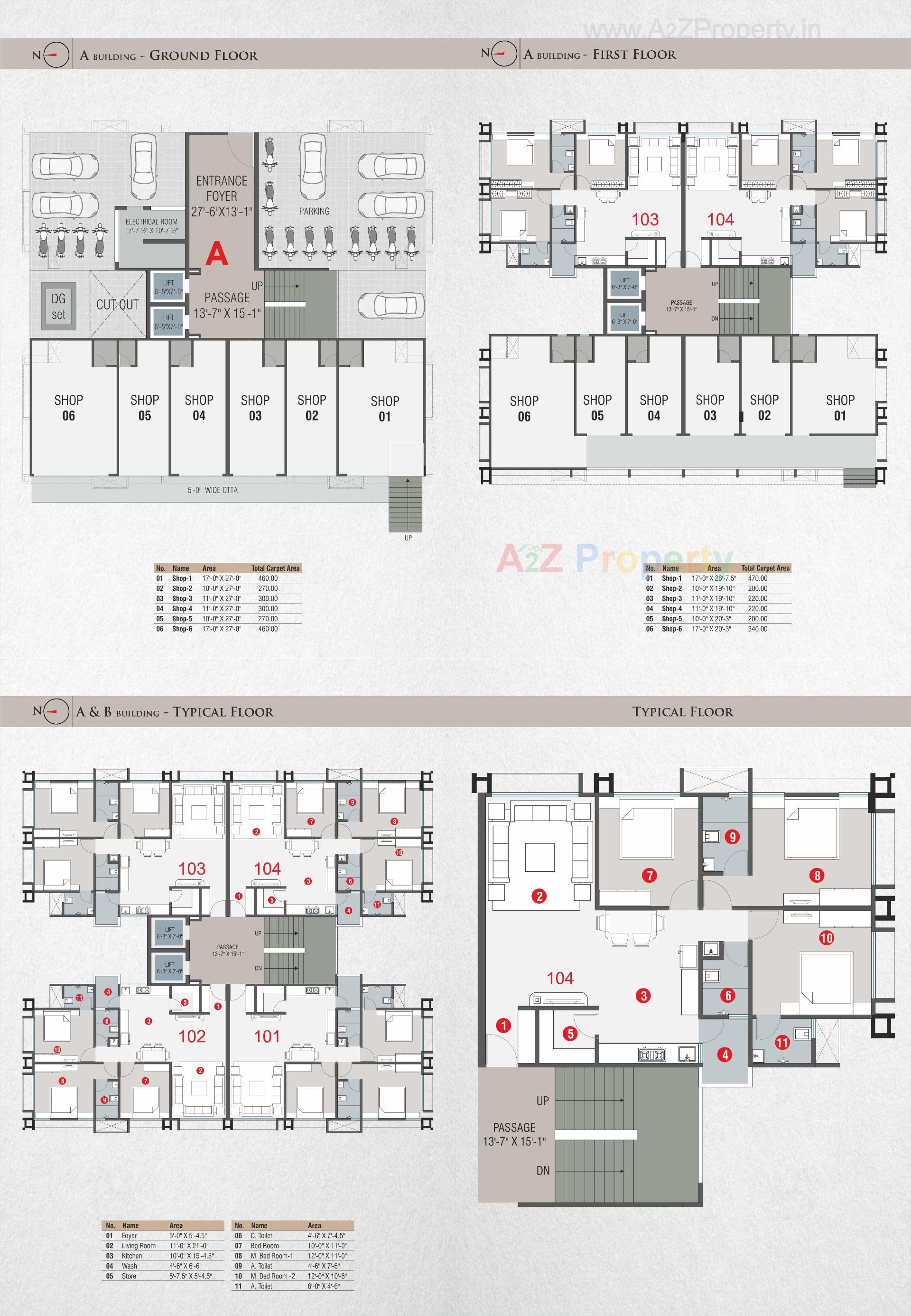 Layout of real estate project Veer Anantta located at Jahangirpura, Surat, Gujarat