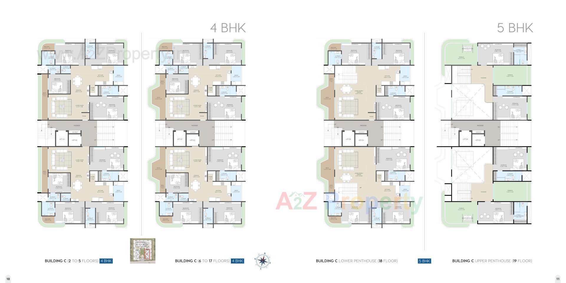 Layout of real estate project Veer Swastik Sky located at Pal, Surat, Gujarat