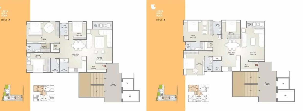 Layout of real estate project Veerbhadra Heights located at Rundh, Surat, Gujarat
