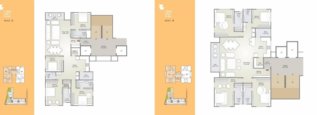 Layout of real estate project Veerbhadra Heights located at Rundh, Surat, Gujarat