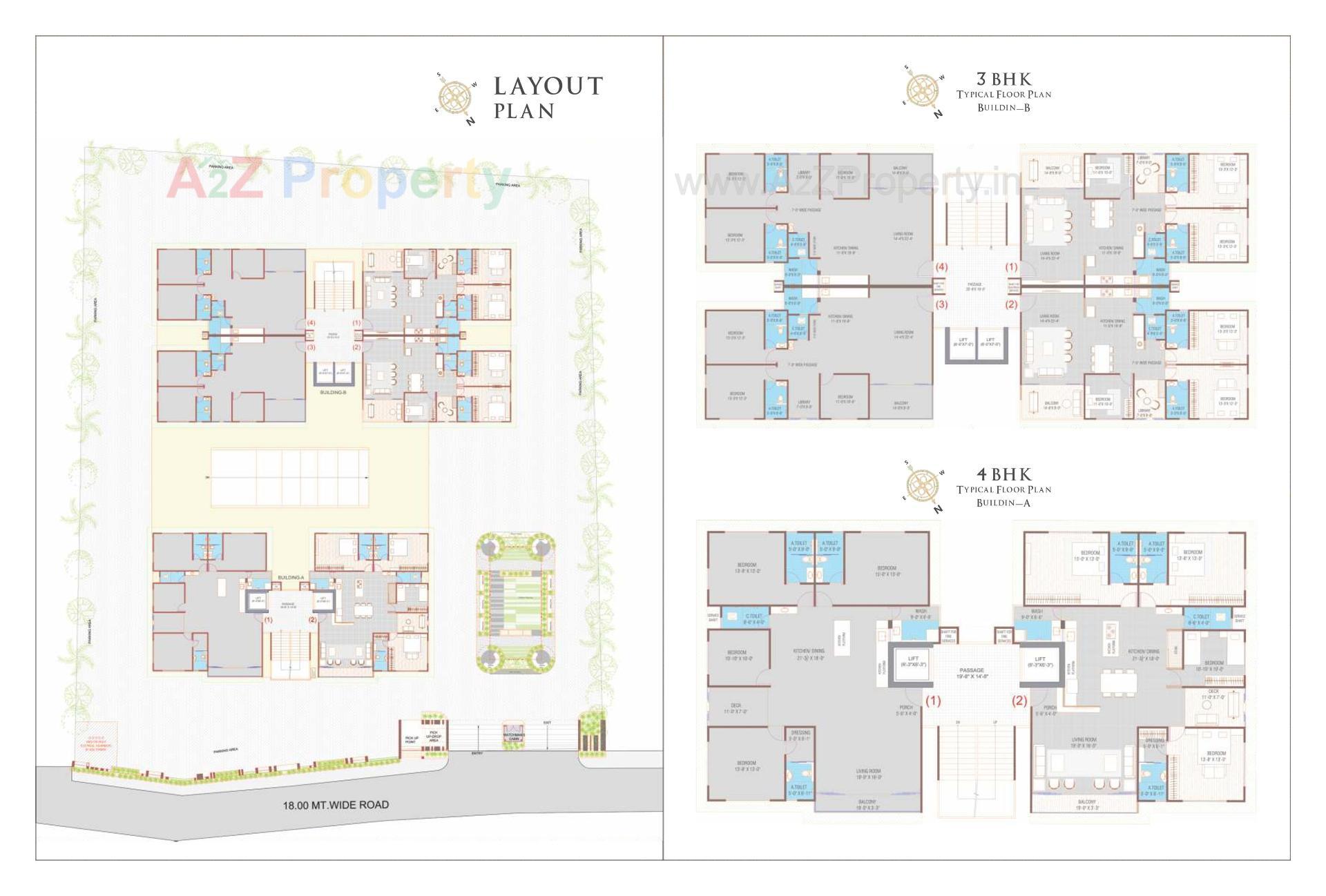 Layout of real estate project Venus Lifestyle located at Katargam, Surat, Gujarat