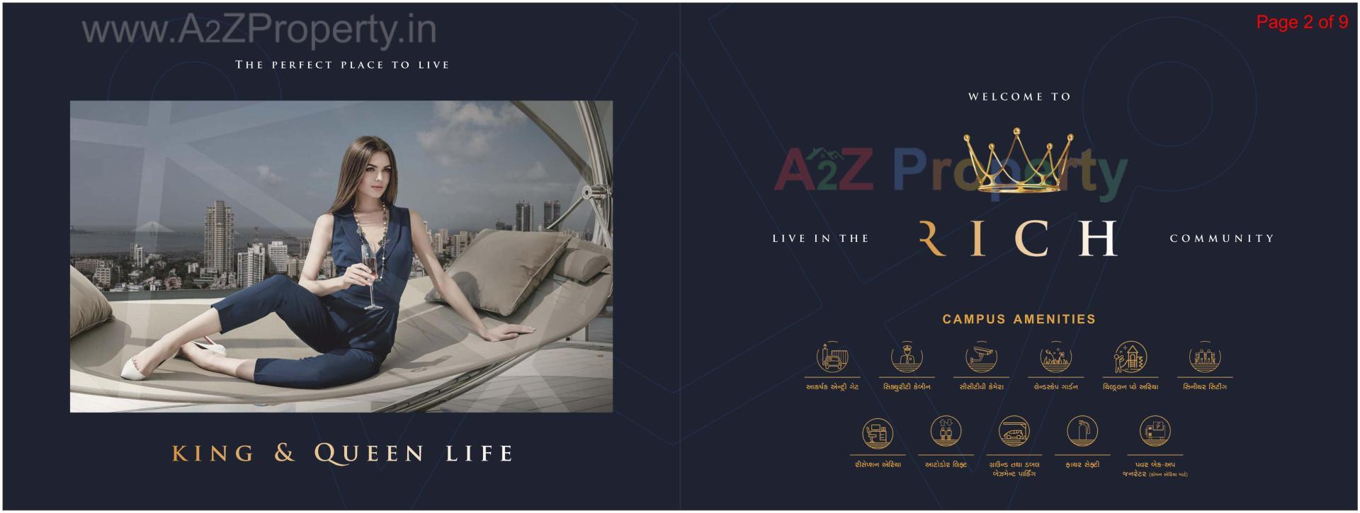  of real estate project Victoria Crown located at Surat, Surat, Gujarat