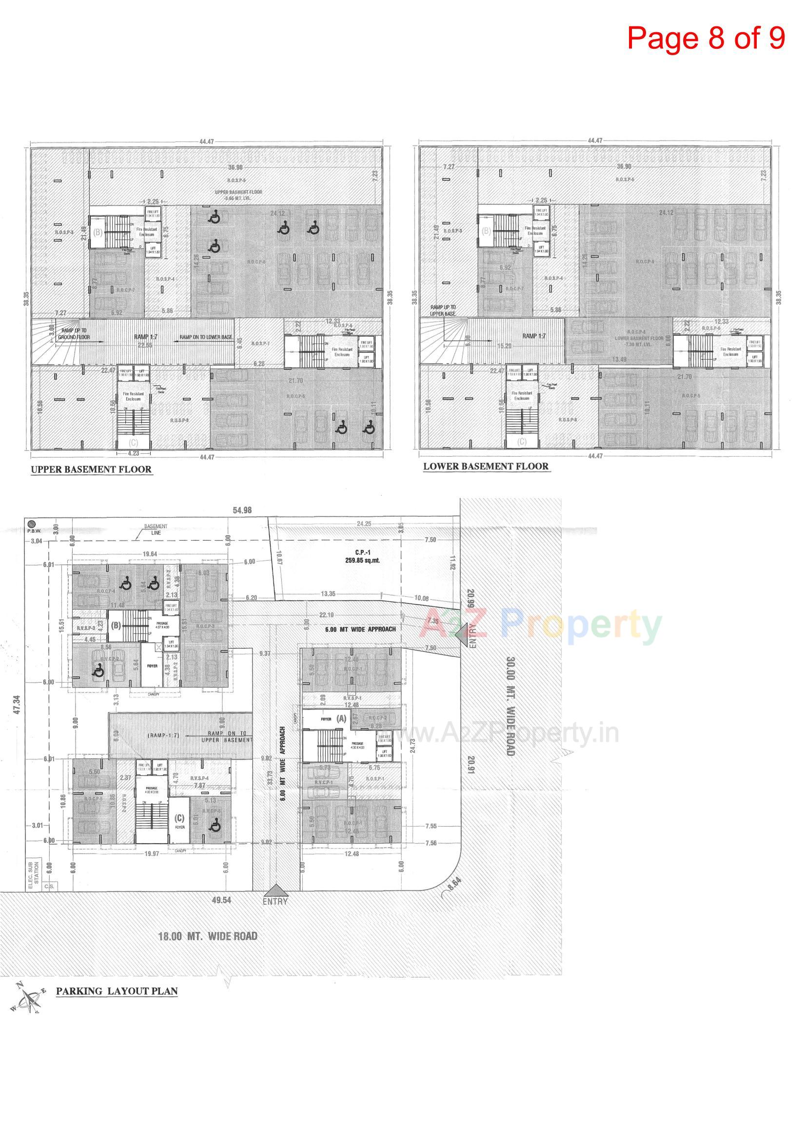Layout of real estate project Victoria Crown located at Surat, Surat, Gujarat