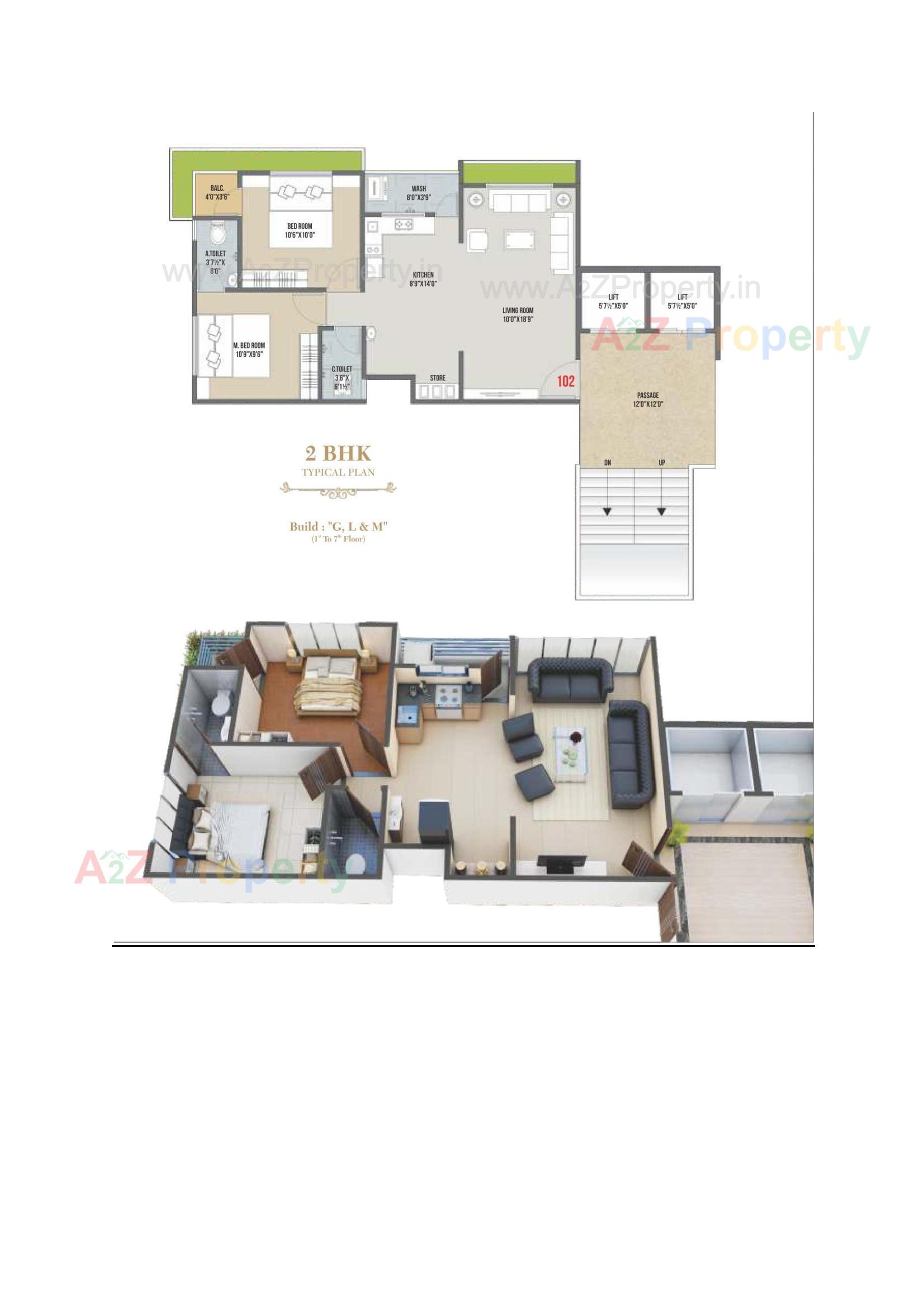 Layout of real estate project Victoria Residency located at Navagam, Surat, Gujarat