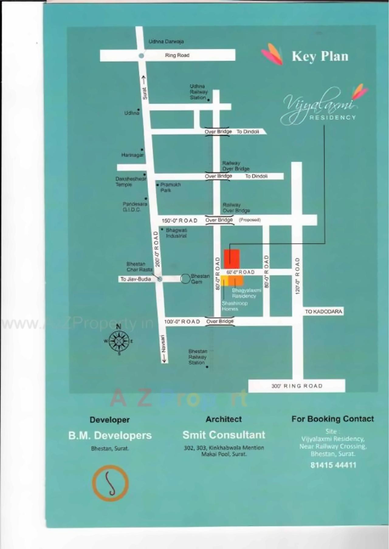  of real estate project Vijyalaxmi Residency located at Bhesan, Surat, Gujarat